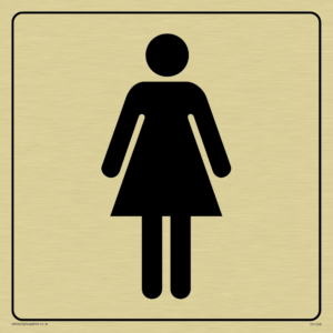 Pictogram of a Woman's Public Toilet